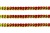 Пайетки "ОмТекс" на нитях, CREAM, 6 мм С / упак.73+/-1м, цв. 96 - красный - купить в Воткинске. Цена: 484.77 руб.
