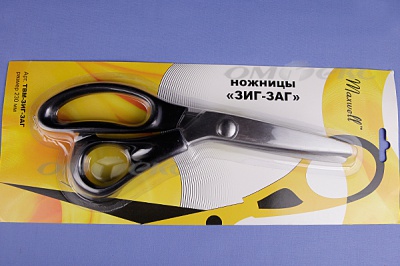 Ножницы ЗИГ-ЗАГ "MAXWELL" 230 мм - купить в Воткинске. Цена: 1 041.25 руб.