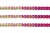 Пайетки "ОмТекс" на нитях, CREAM, 6 мм С / упак.73+/-1м, цв. 89 - розовый - купить в Воткинске. Цена: 468.37 руб.
