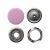 Кнопка рубашечная (закрытая) 9,5мм - эмаль, цв.003 - розовый - купить в Воткинске. Цена: 5.74 руб.