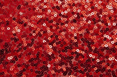 Сетка с пайетками №18, 188 гр/м2, шир.130см, цвет красный - купить в Воткинске. Цена 371 руб.
