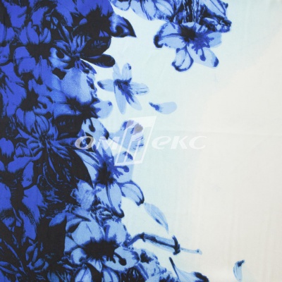 Плательная ткань "Фламенко" 19.1, 80 гр/м2, шир.150 см, принт растительный - купить в Воткинске. Цена 241.49 руб.