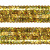 Тесьма с пайетками D16, шир. 20 мм/уп. 25+/-1 м, цвет золото - купить в Воткинске. Цена: 778.19 руб.
