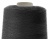Швейные нитки (армированные) 28S/2, нам. 2 500 м, цвет чёрный - купить в Воткинске. Цена: 139.91 руб.