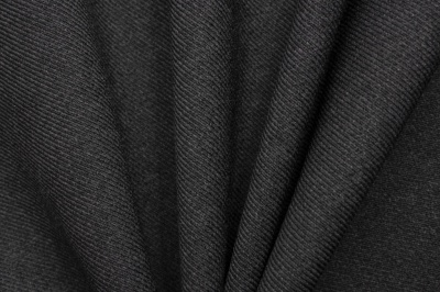 Ткань костюмная 25505 2003, 265 гр/м2, шир.150см, цвет т.серый - купить в Воткинске. Цена 418.73 руб.