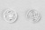 Кнопки пришивные пластиковые 11,5 мм, блистер 24шт, цв.-прозрачные - купить в Воткинске. Цена: 59.44 руб.