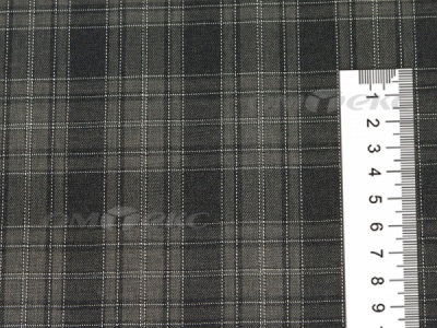 Ткань костюмная клетка 25235 2004, 185 гр/м2, шир.150см, цвет серый/бел - купить в Воткинске. Цена 