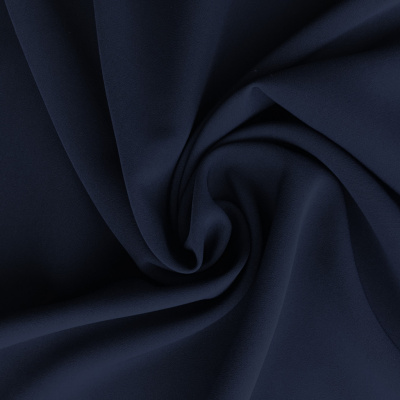 Костюмная ткань "Элис", 220 гр/м2, шир.150 см, цвет т.синий - купить в Воткинске. Цена 308 руб.