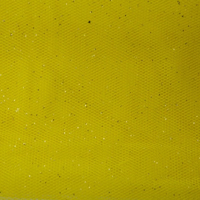 Сетка Глиттер, 24 г/м2, шир.145 см., желтый - купить в Воткинске. Цена 117.24 руб.